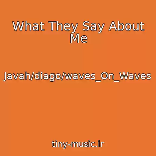 کاور آهنگ What They Say About Me از Javah/diago/waves_On_Waves