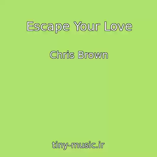 کاور آهنگ Escape Your Love از Chris Brown