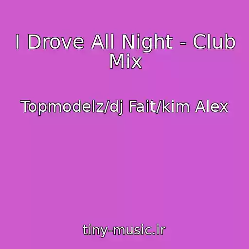 کاور آهنگ I Drove All Night - Club Mix از Topmodelz/dj Fait/kim Alex
