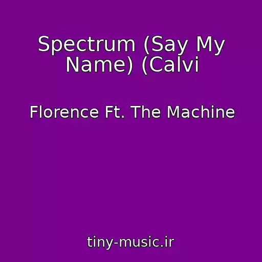 کاور آهنگ Spectrum (Say My Name) (Calvi از Florence Ft. The Machine