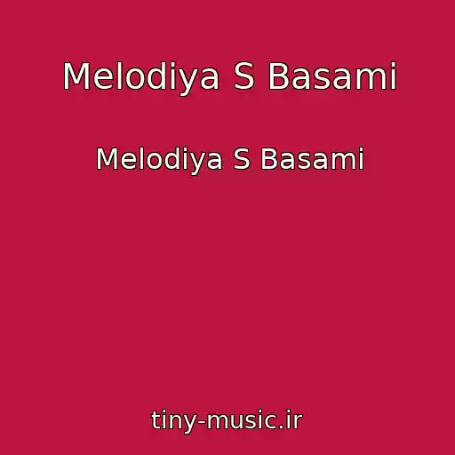 کاور آهنگ Melodiya S Basami از Melodiya S Basami