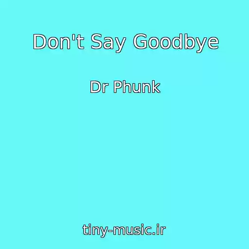 کاور آهنگ Don't Say Goodbye از Dr Phunk