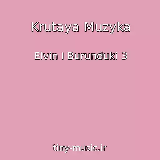 کاور آهنگ Krutaya Muzyka از Elvin I Burunduki 3