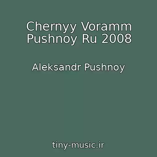 کاور آهنگ Chernyy Voramm Pushnoy Ru 2008 از Aleksandr Pushnoy