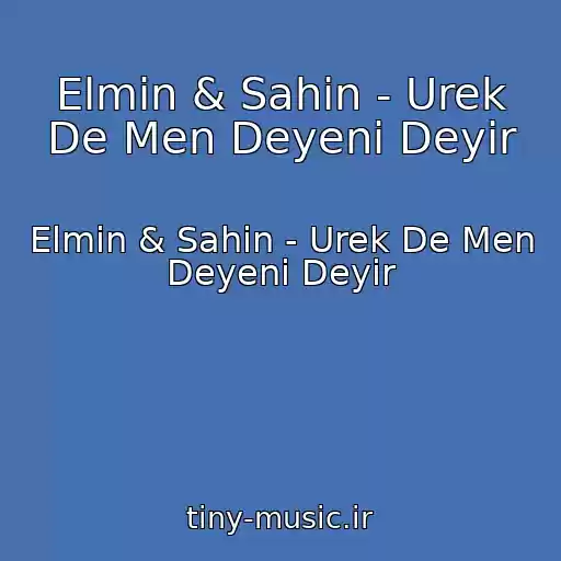 کاور آهنگ Elmin & Sahin - Urek De Men Deyeni Deyir از Elmin & Sahin - Urek De Men Deyeni Deyir
