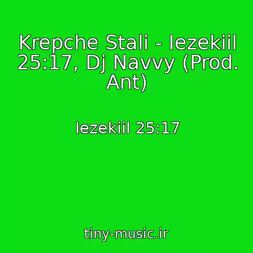 کاور آهنگ Krepche Stali - Iezekiil 25:17, Dj Navvy (Prod. Ant) از Iezekiil 25:17