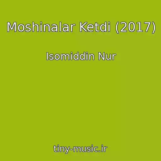 کاور آهنگ Moshinalar Ketdi (2017) از Isomiddin Nur