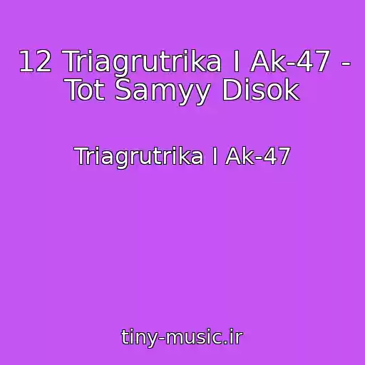 کاور آهنگ 12 Triagrutrika I Ak-47 - Tot Samyy Disok از Triagrutrika I Ak-47