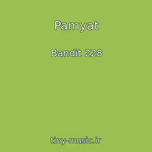 کاور آهنگ Pamyat از Bandit 228
