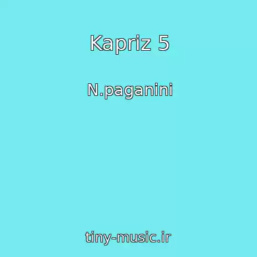 کاور آهنگ Kapriz 5 از N.paganini
