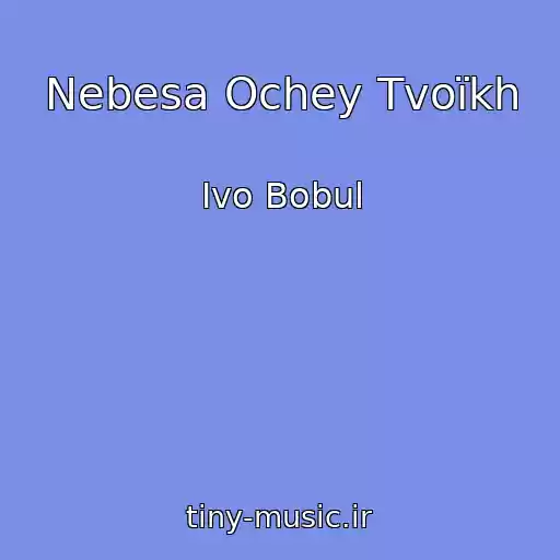 کاور آهنگ Nebesa Ochey Tvoїkh از Іvo Bobul