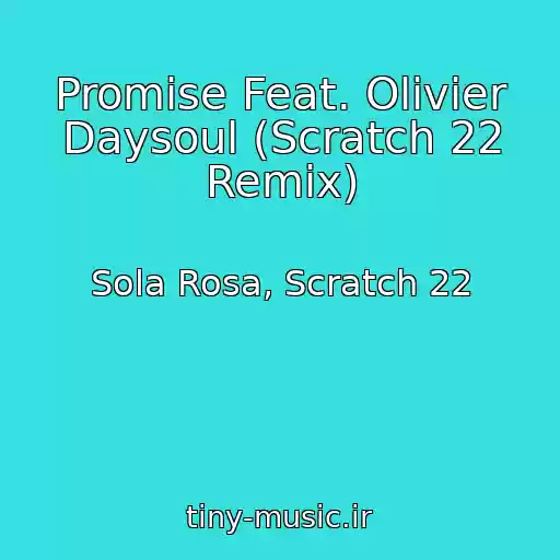 کاور آهنگ Promise Feat. Olivier Daysoul (Scratch 22 Remix) از Sola Rosa, Scratch 22
