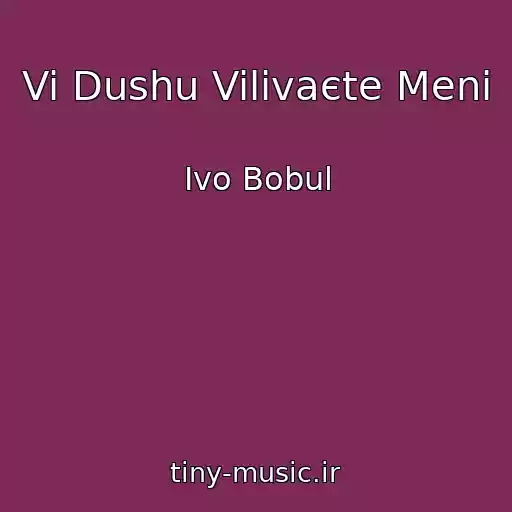 کاور آهنگ Vi Dushu Vilivaєte Menі از Іvo Bobul