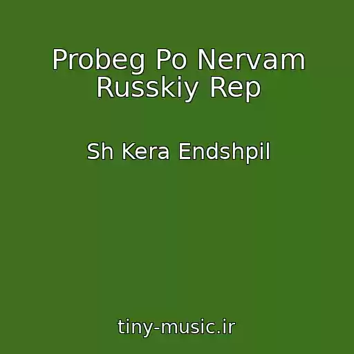 کاور آهنگ Probeg Po Nervam Russkiy Rep از Sh Kera Endshpil