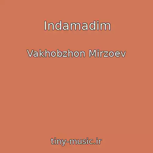 کاور آهنگ Indamadim از Vakhobzhon Mirzoev