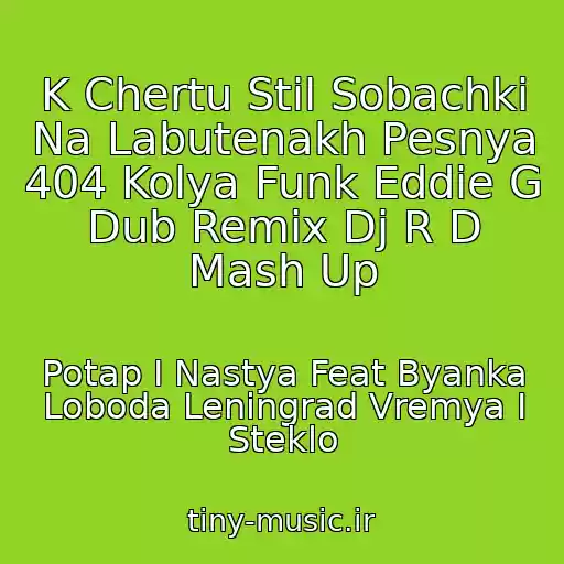 کاور آهنگ K Chertu Stil Sobachki Na Labutenakh Pesnya 404 Kolya Funk Eddie G Dub Remix Dj R D Mash Up از Potap I Nastya Feat Byanka Loboda Leningrad Vremya I Steklo
