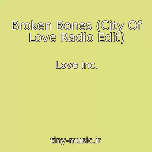 کاور آهنگ Broken Bones (City Of Love Radio Edit) از Love Inc.