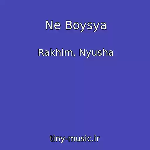 کاور آهنگ Ne Boysya از Rakhim, Nyusha