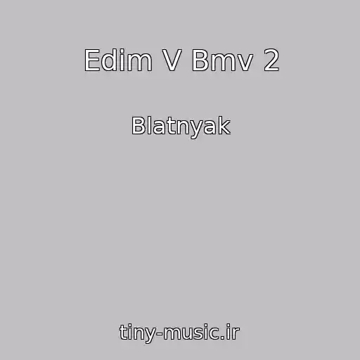 کاور آهنگ Edim V Bmv 2 از Blatnyak