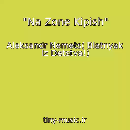 کاور آهنگ "Na Zone Kipish" از Aleksandr Nemets( Blatnyak Iz Detstva!)