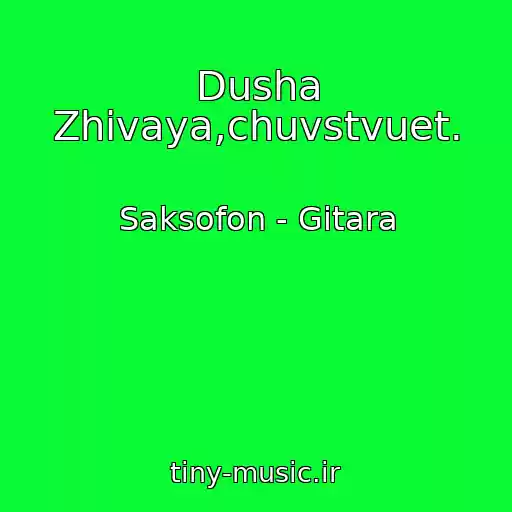 کاور آهنگ Dusha Zhivaya,chuvstvuet. از Saksofon - Gitara