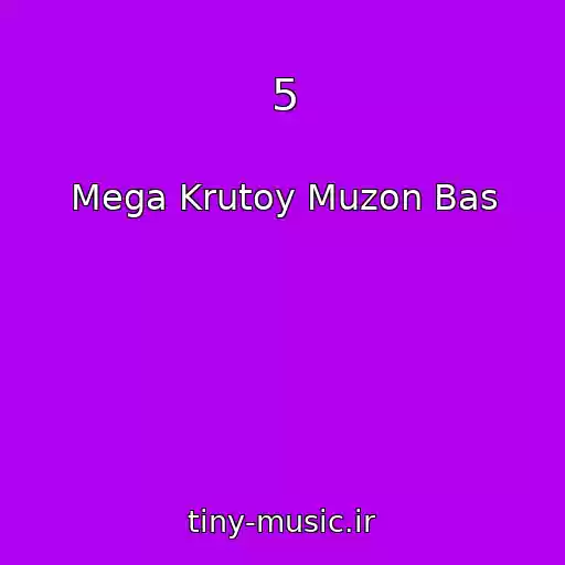 کاور آهنگ 5 از Mega Krutoy Muzon Bas