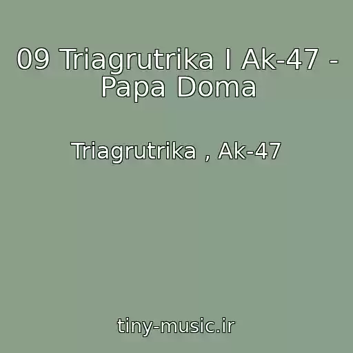 کاور آهنگ 09 Triagrutrika I Ak-47 - Papa Doma از Triagrutrika , Ak-47