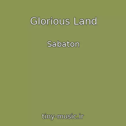 کاور آهنگ Glorious Land از Sabaton