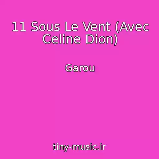 کاور آهنگ 11 Sous Le Vent (Avec Celine Dion) از Garou