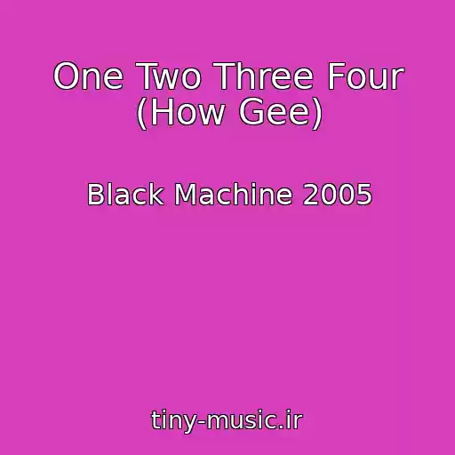 کاور آهنگ One Two Three Four (How Gee) از Black Machine 2005