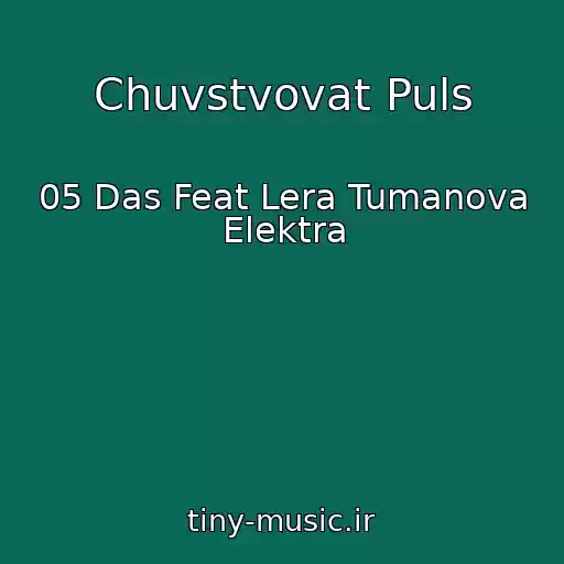 کاور آهنگ Chuvstvovat Puls از 05 Das Feat Lera Tumanova Elektra