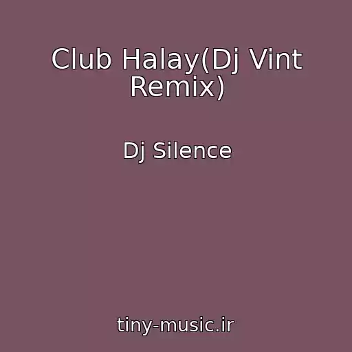 کاور آهنگ Club Halay(Dj Vint Remix) از Dj Silence