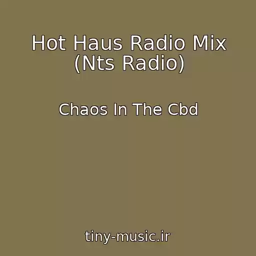 کاور آهنگ Hot Haus Radio Mix (Nts Radio) از Chaos In The Cbd