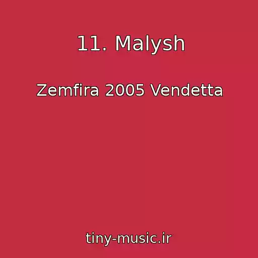 کاور آهنگ 11. Malysh از Zemfira 2005 Vendetta
