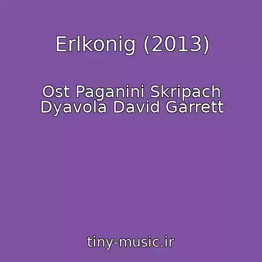 کاور آهنگ Erlkonig (2013) از Ost Paganini Skripach Dyavola David Garrett