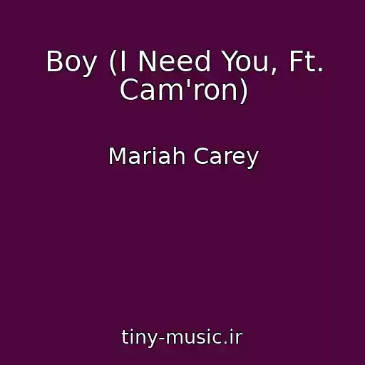 کاور آهنگ Boy (I Need You, Ft. Cam'ron) از Mariah Carey