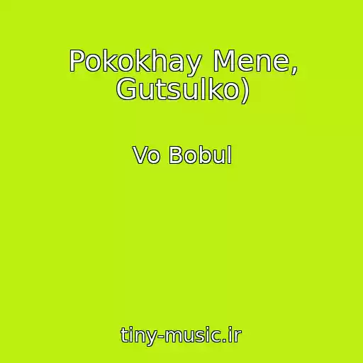 کاور آهنگ Pokokhay Mene, Gutsulko) از Vo Bobul
