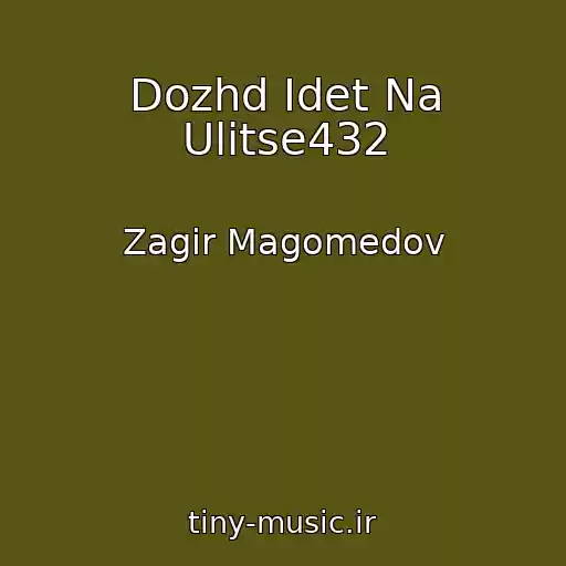 کاور آهنگ Dozhd Idet Na Ulitse432 از Zagir Magomedov