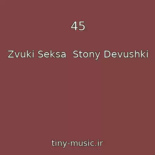کاور آهنگ 45 از Zvuki Seksa  Stony Devushki