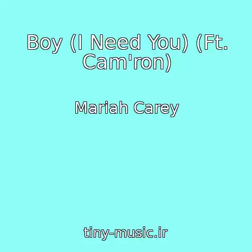 کاور آهنگ Boy (I Need You) (Ft. Cam'ron) از Mariah Carey