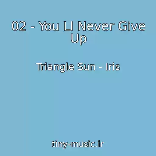 کاور آهنگ 02 - You Ll Never Give Up از Triangle Sun - Iris