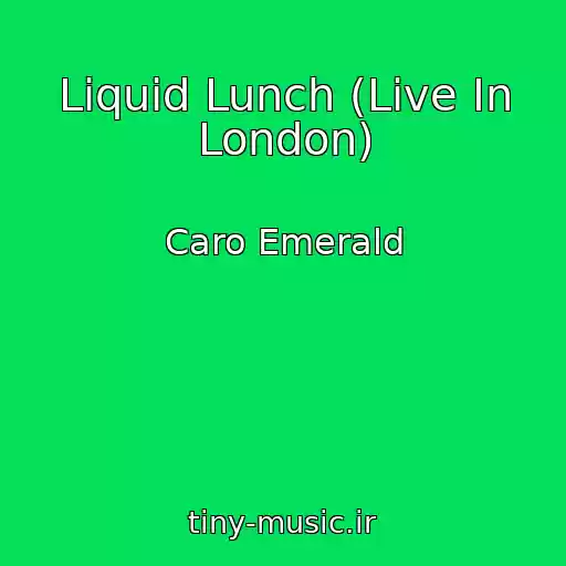 کاور آهنگ Liquid Lunch (Live In London) از Caro Emerald