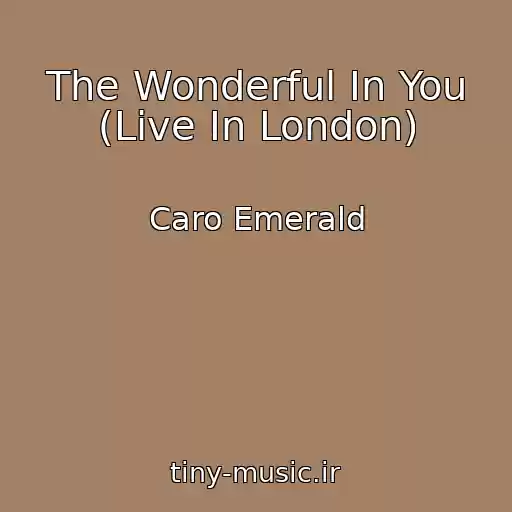 کاور آهنگ The Wonderful In You (Live In London) از Caro Emerald