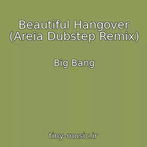 کاور آهنگ Beautiful Hangover (Areia Dubstep Remix) از Big Bang