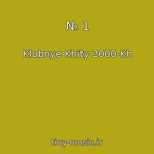 کاور آهنگ № 1 از Klubnye Khity 2000-Kh
