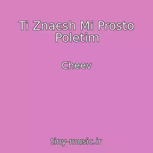 کاور آهنگ Ti Znaєsh Mi Prosto Poletim از Cheev