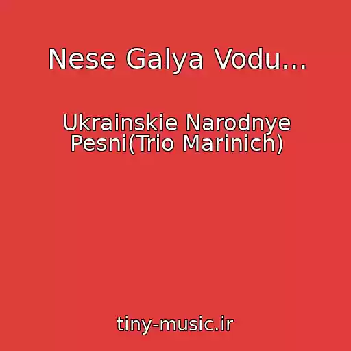 کاور آهنگ Nese Galya Vodu... از Ukrainskie Narodnye Pesni(Trio Marinich)