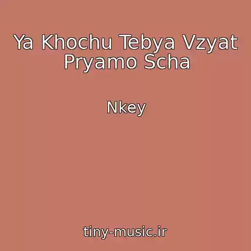 کاور آهنگ Ya Khochu Tebya Vzyat Pryamo Scha از Nkey