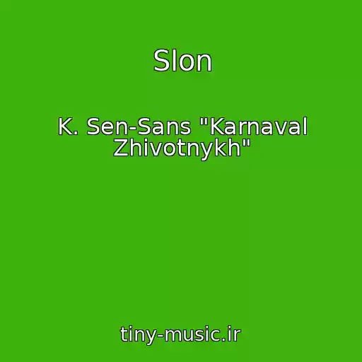 کاور آهنگ Slon از K. Sen-Sans "Karnaval Zhivotnykh"