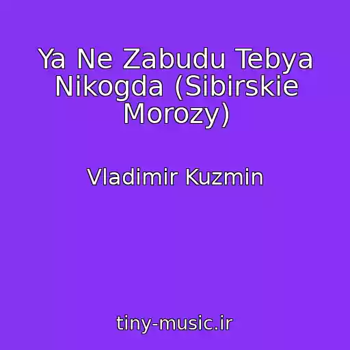 کاور آهنگ Ya Ne Zabudu Tebya Nikogda (Sibirskie Morozy) از Vladimir Kuzmin